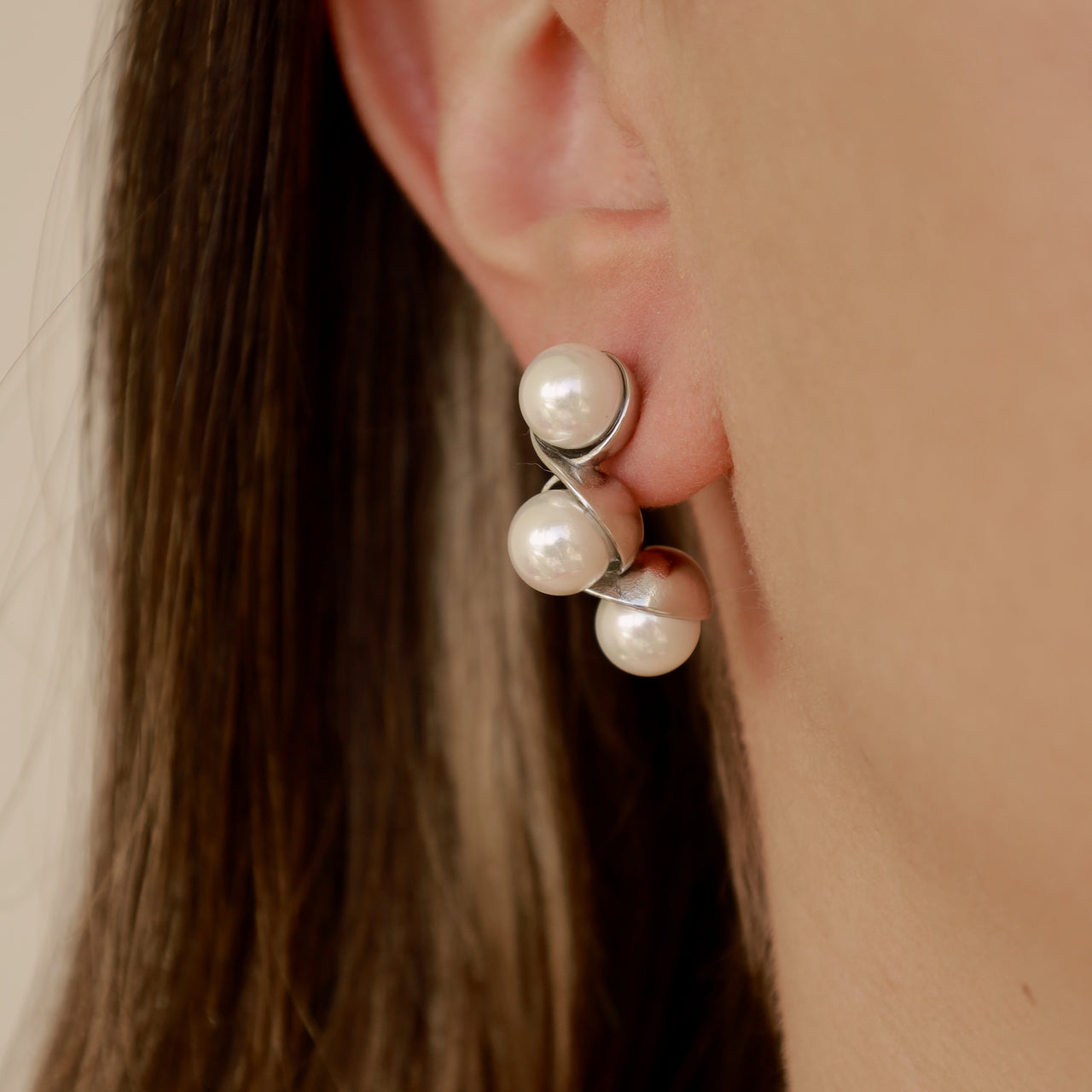 Madison silver earrings