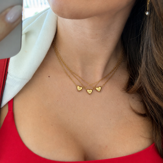 Heart Initial necklace 💧