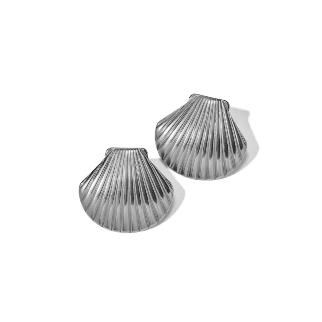 Valentina silver shell earrings 💧