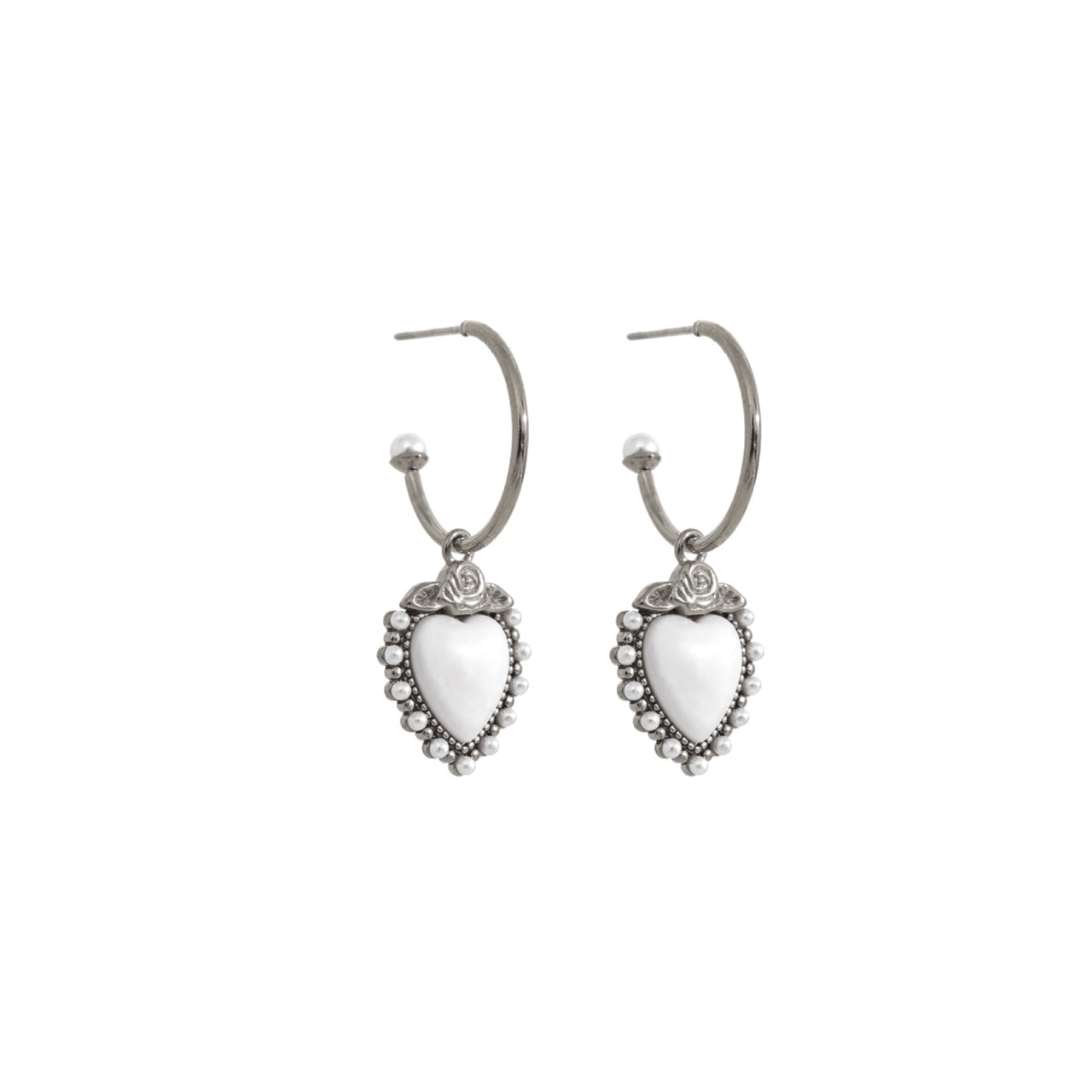 Trina Silver Hoops