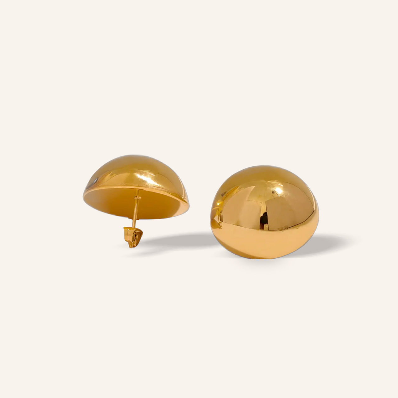 Maia gold earrings