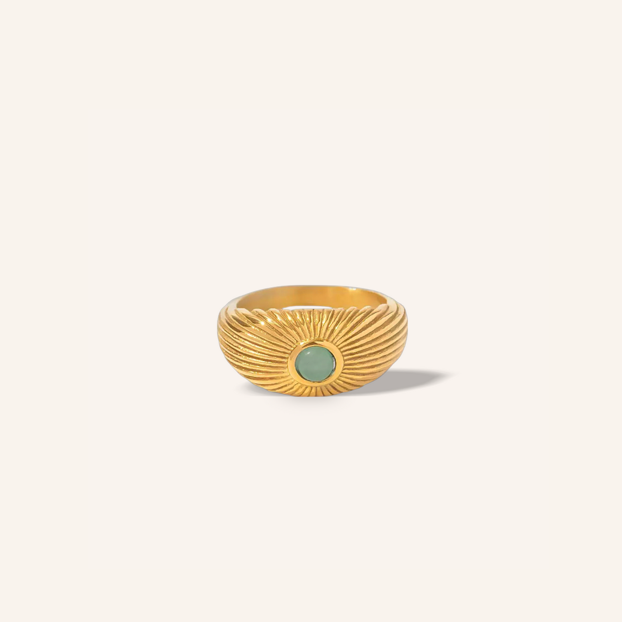 Ori green stone ring