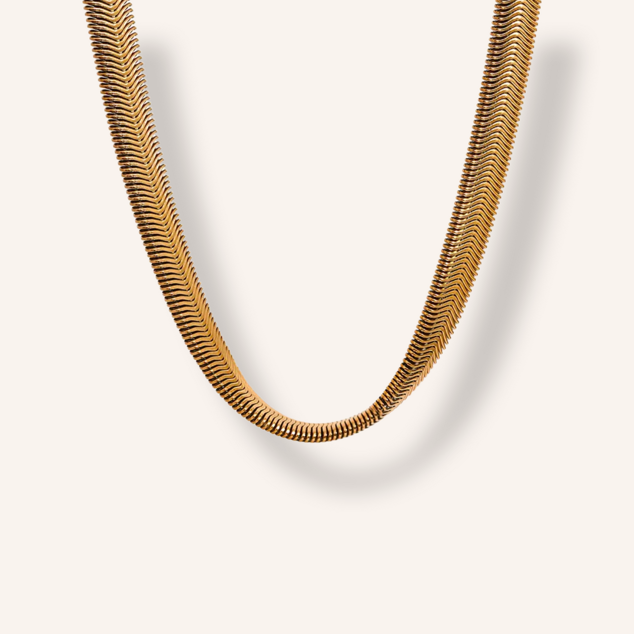 Big Snake Gold Necklace