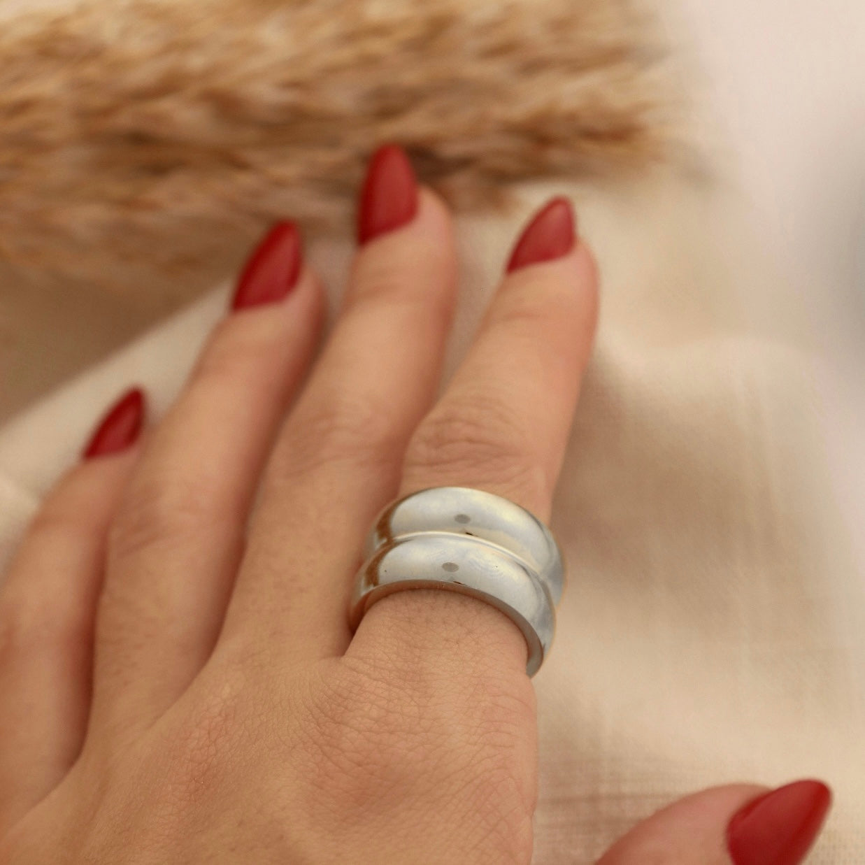 Carmen silver ring 💧