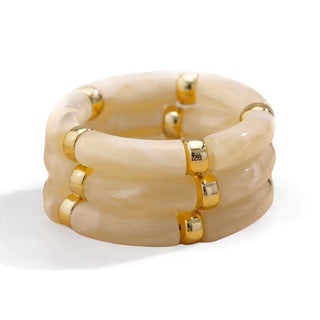 Emily cream bracelets 💧