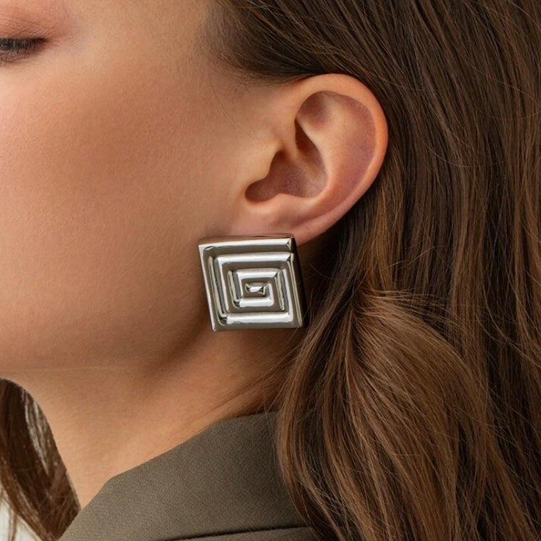 Roberta Silver earrings 💧