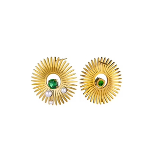 Emerald earrings 💧