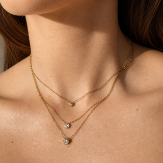 Aisha triple necklace 💧