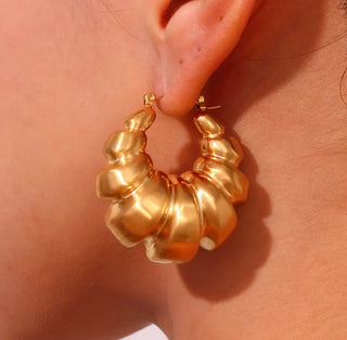 Chunky Croissant Hoops