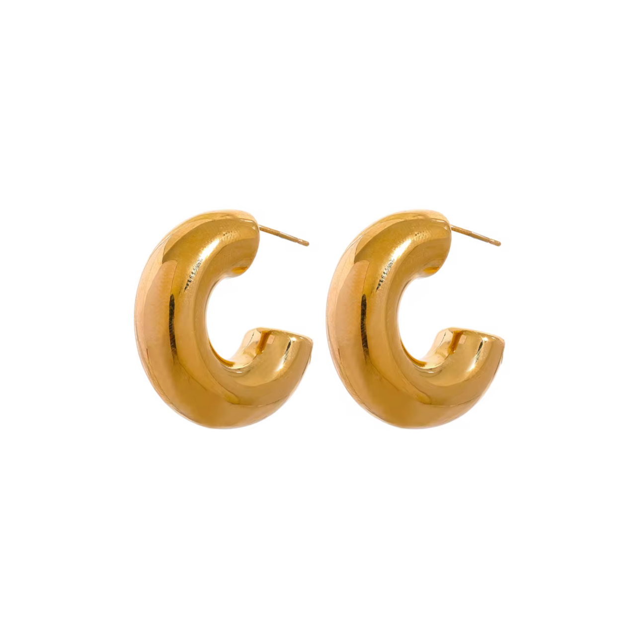 Gold Suzy Chunky hoops 💧