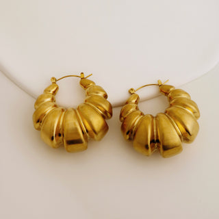 Chunky Croissant Hoops