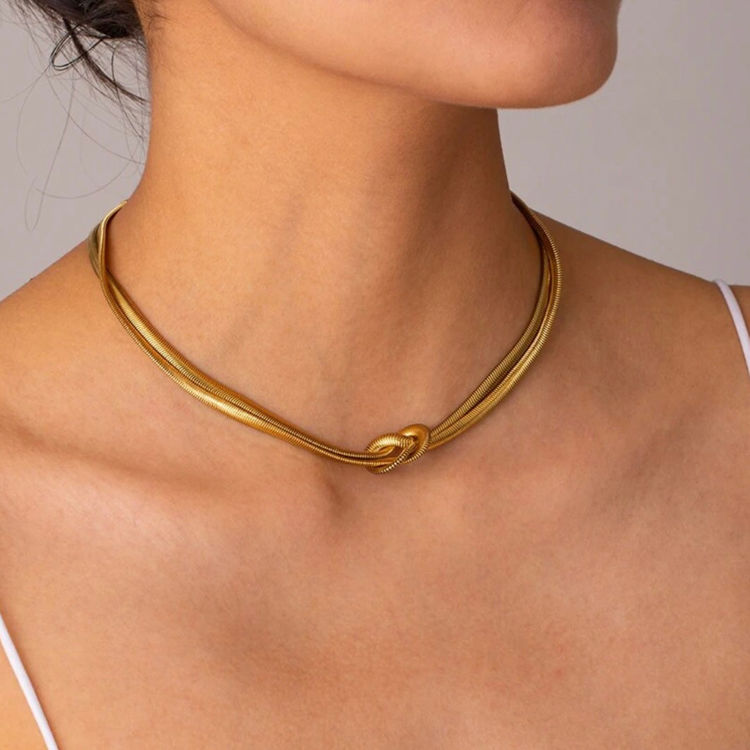 Monica silver necklace 💧
