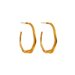 Rowena gold hoops 💧