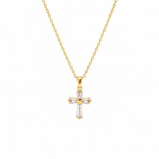 Crystal Cross Necklace 💧