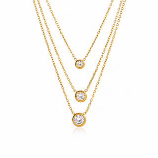 Aisha triple necklace 💧