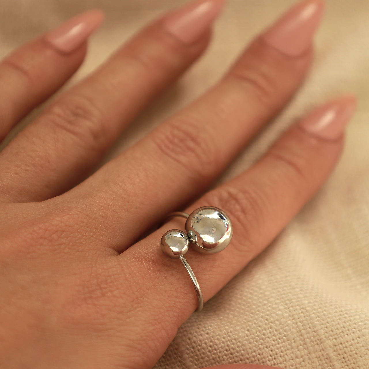 Sarah silver ring