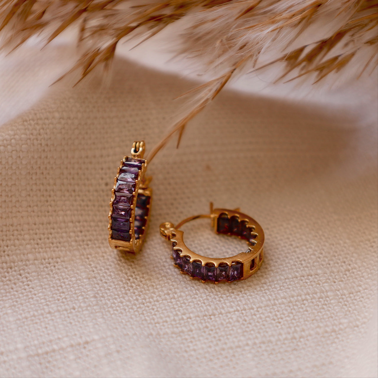 Frida purple hoops 💧