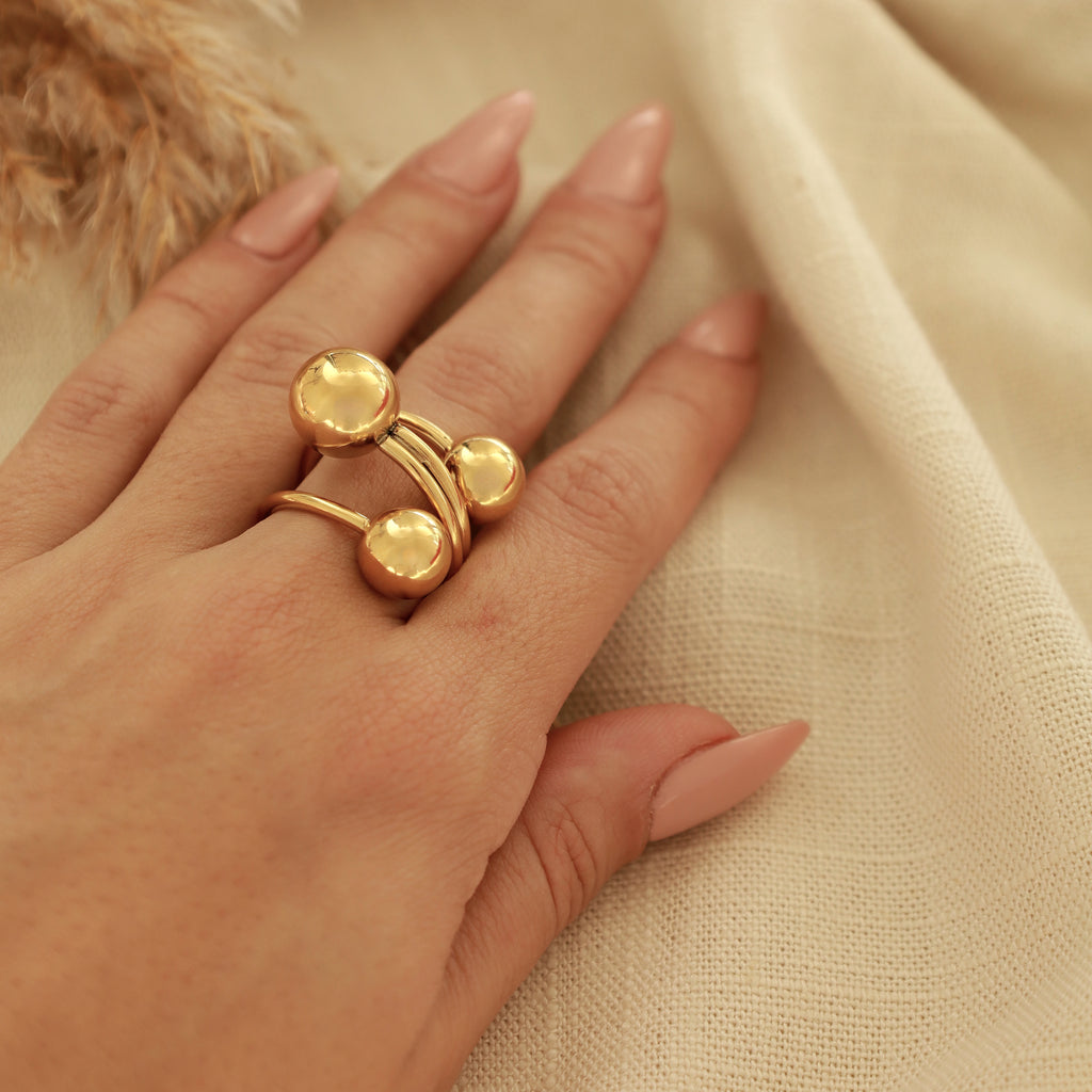 Ashley gold ring 💧