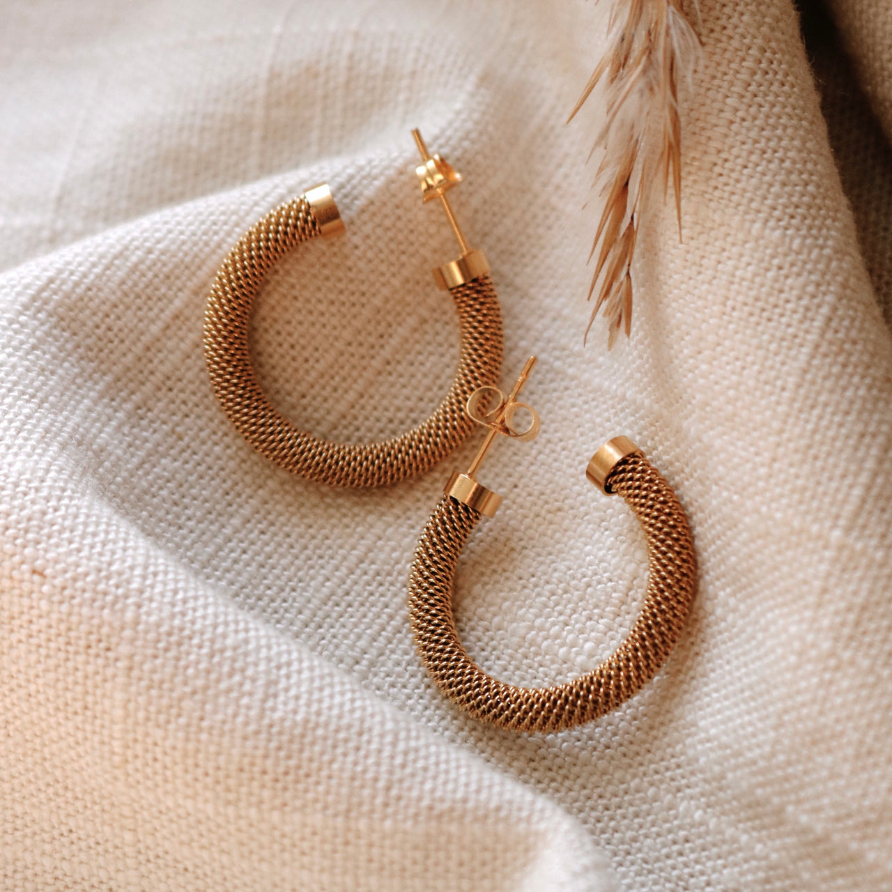 July Gold hoops