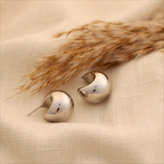 Timmy silver chunky hoops